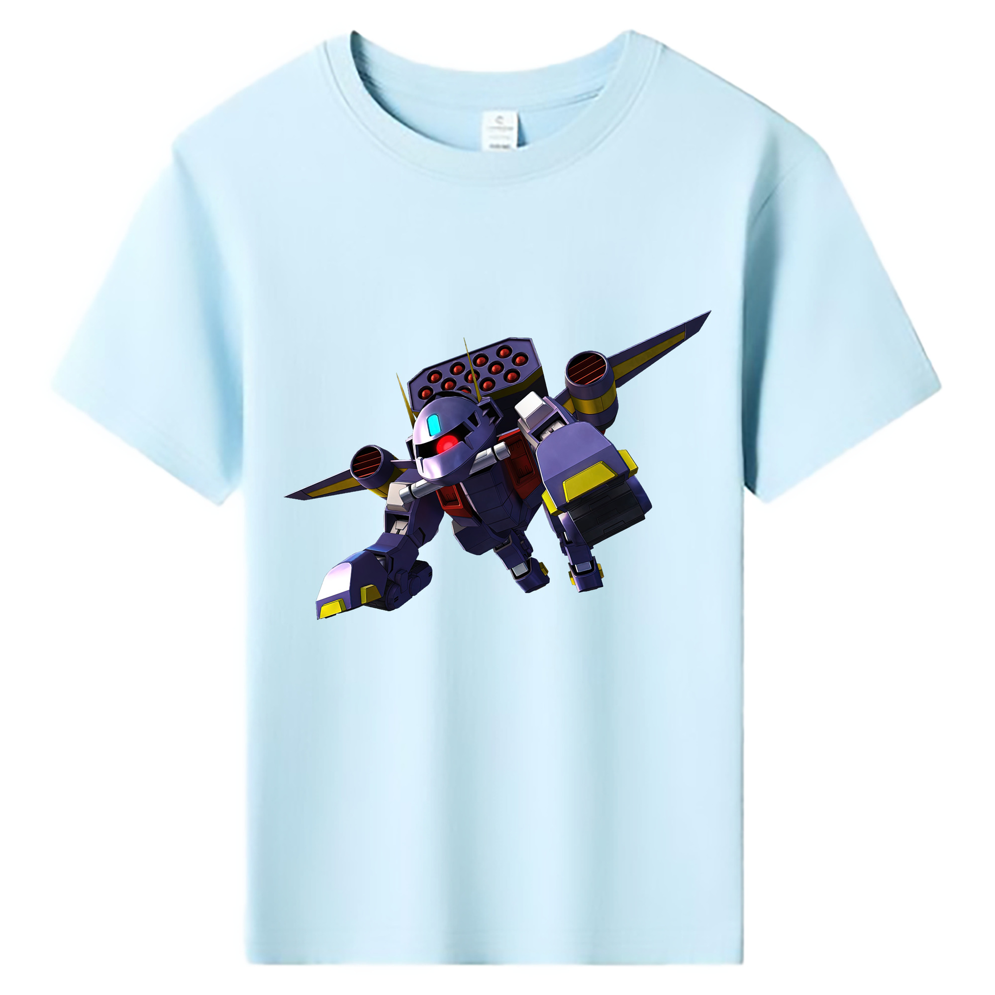 （画像用） 機動戦士ガンダム Mobile Suit Gundam 綿100％キッズTシャツ（フロントプリント）